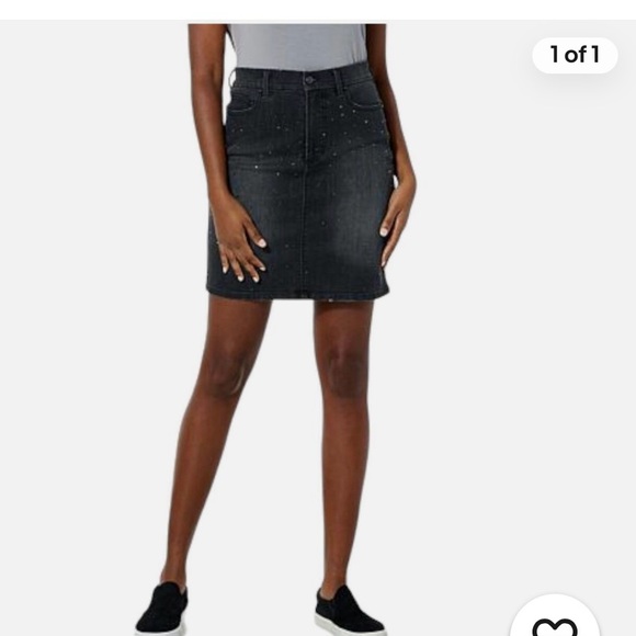 G By Giuliana Blacklabel
Embellished Ecochic Denim Pencil
Skirt SZ 18, NWOT - Picture 10 of 11